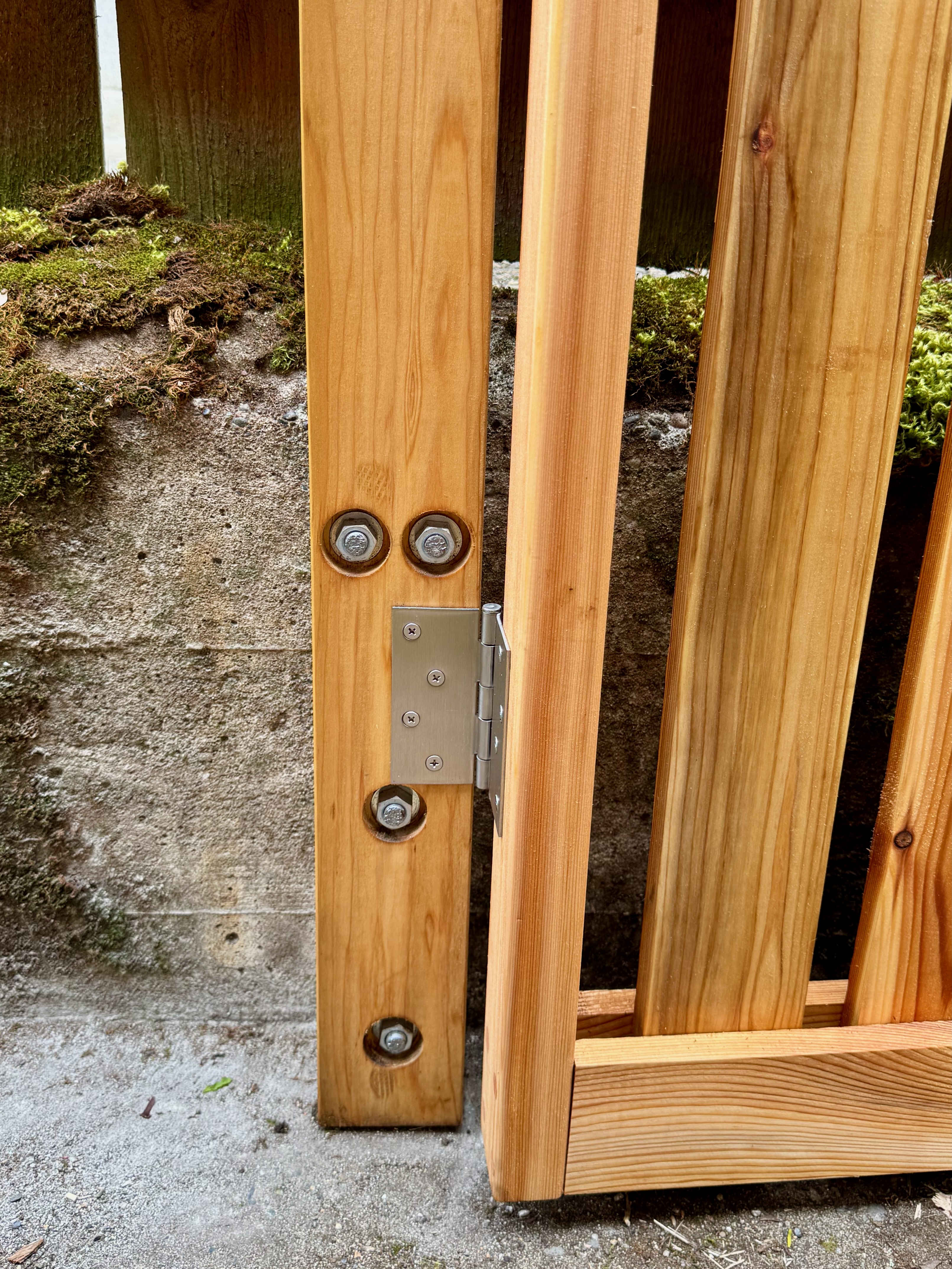 Custom Cedar Gate 2